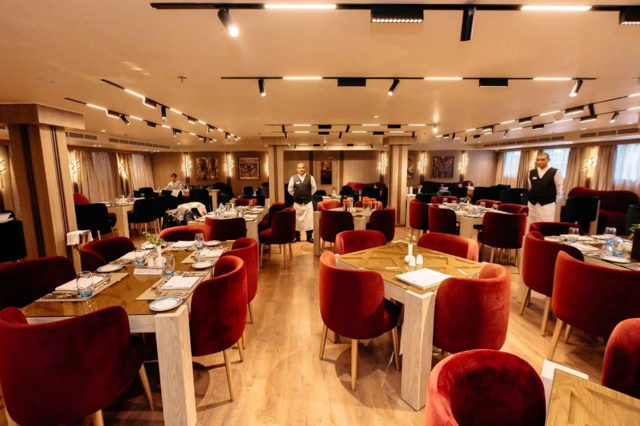 Restaurant aboard the MS Medea Nile Cruise Nile cruise